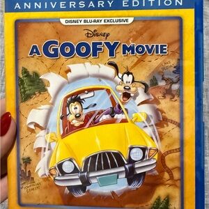 Disney A Goofy Movie Blu-ray with Blue and Yellow Cover